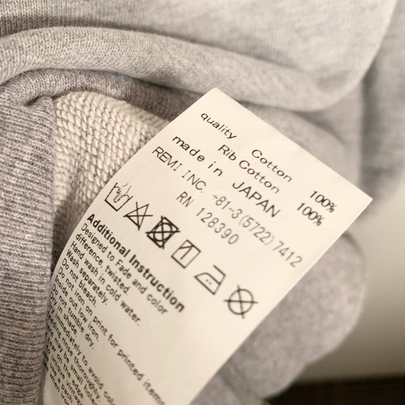 REMI RELIEF The Golden State Sweatshirt 100% cotton - Picture 4 of 10